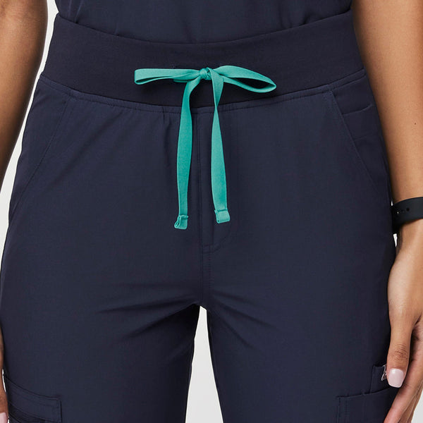 women's Navy FREEx™ Lined Yola High-Rise Slim - Tall  Scrub Pant