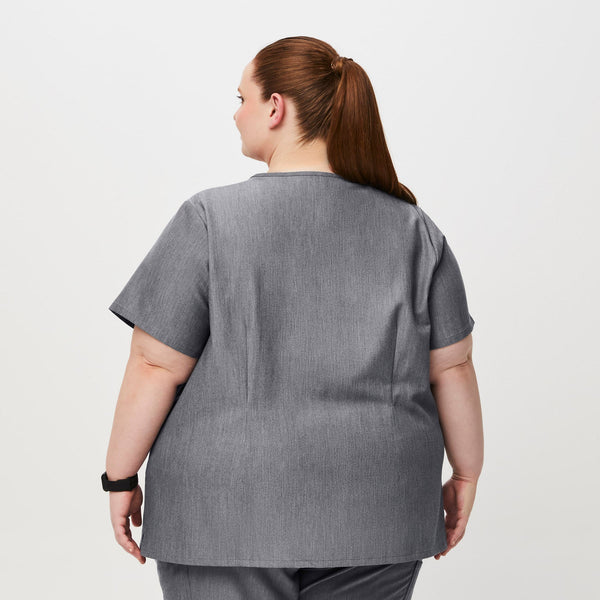 women's Graphite Casma-  Scrub Top (3XL - 6XL)