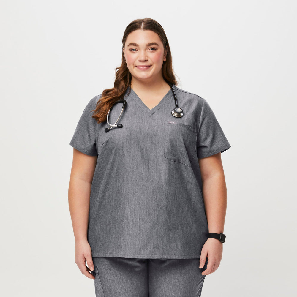 women's Graphite Catarina™-  Scrub Top (3XL - 6XL)