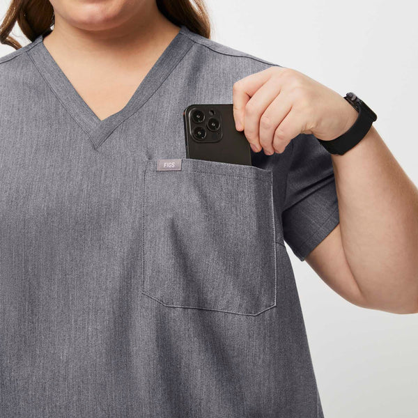 women's Graphite Catarina™-  Scrub Top (3XL - 6XL)