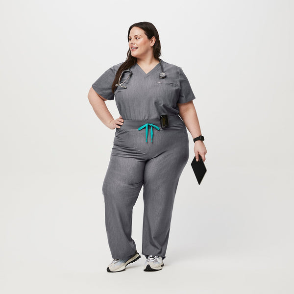 women's Graphite High Waisted Livingston™ - Tall Basic Scrub Pants (3XL - 6XL)