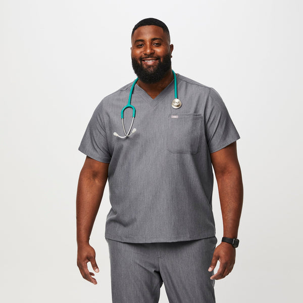 men's Graphite Leon-  Scrub Top™ (3XL - 6XL)
