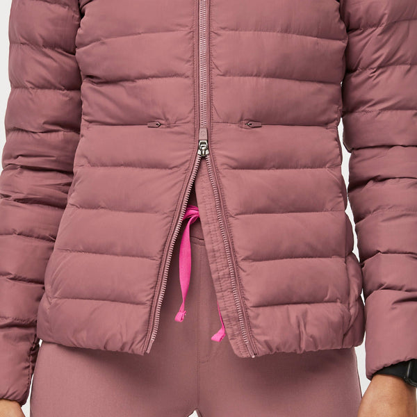 women's Mauve Packable - Puffer Jacket