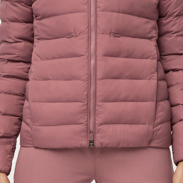 women's Mauve Packable - Puffer Jacket