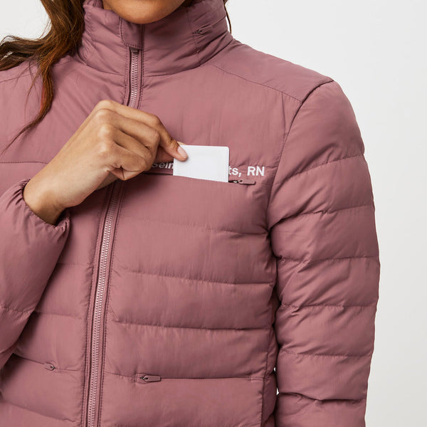 women's Mauve Packable - Puffer Jacket