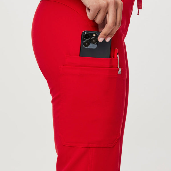 women's Pop Red Kade High-Rise - Straight-Leg Scrub Pant™