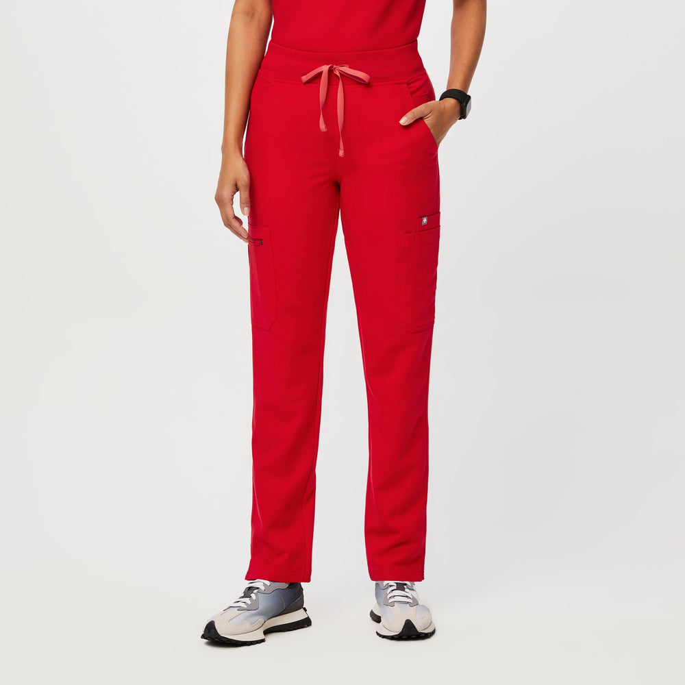 women's Pop RedYola High-Rise Slim -  Scrub Pant (3XL - 6XL)