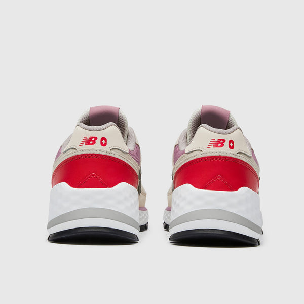 women's Pop Red FIGS | New Balance 574S
