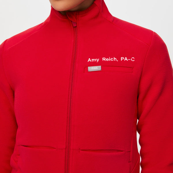 women's Pop Red On-Shift™ - Fleece Jacket