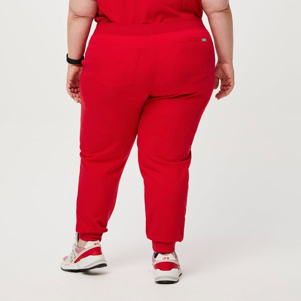 women's Pop Red Zamora™- Petite Jogger Scrub Pant (3XL - 6XL)