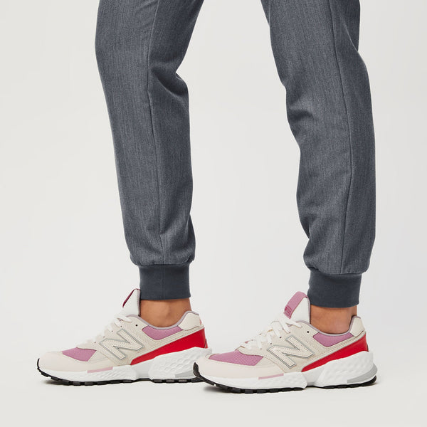 women's Pop Red FIGS | New Balance 574S