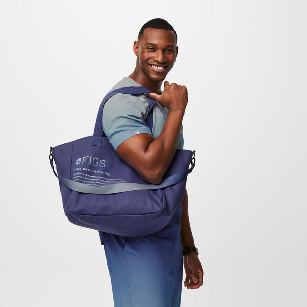 Dark Ocean Mist Laminated Tote