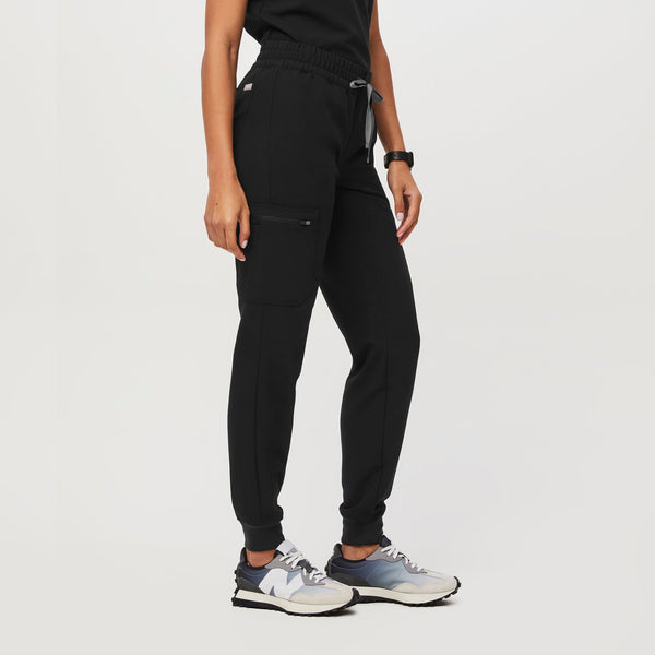 women's Black Uman Relaxed - Jogger Scrub Pant
