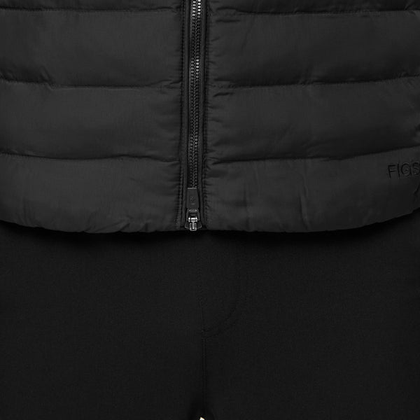 men's Black Packable - Puffer Vest