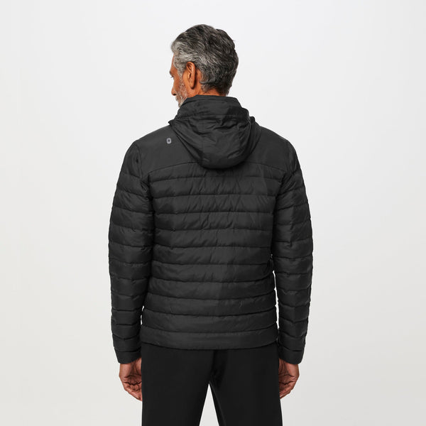 men's Black Packable - Puffer Jacket