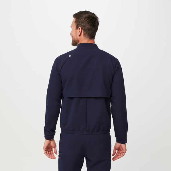 men's Navy Cobaki - Double Utility Scrub Jacket