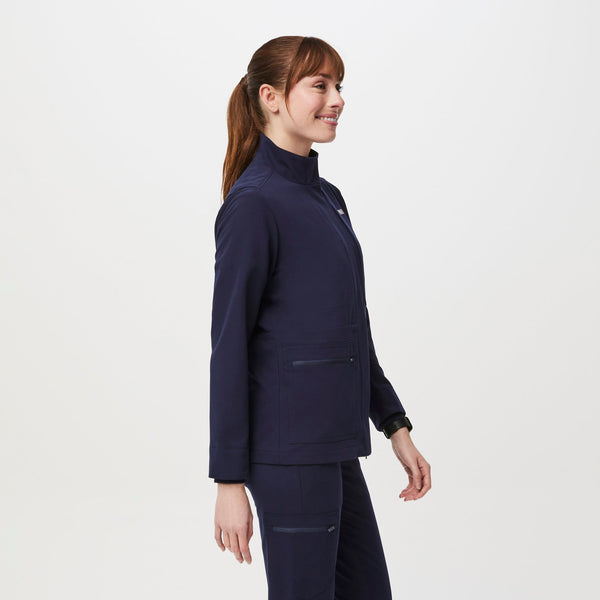 Women's Navy Page - Scrub Jacket