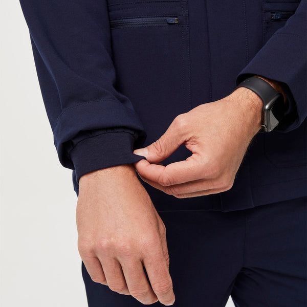 men's Navy Reed - Scrub Jacket