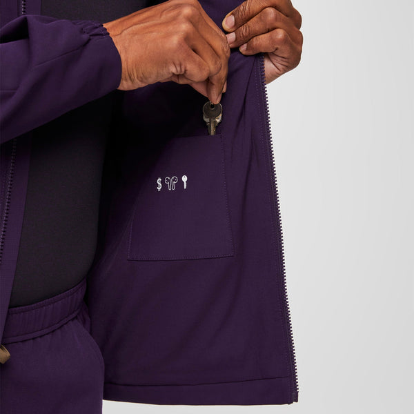 men's Purple Jam Cobaki - Double Utility Scrub Jacket