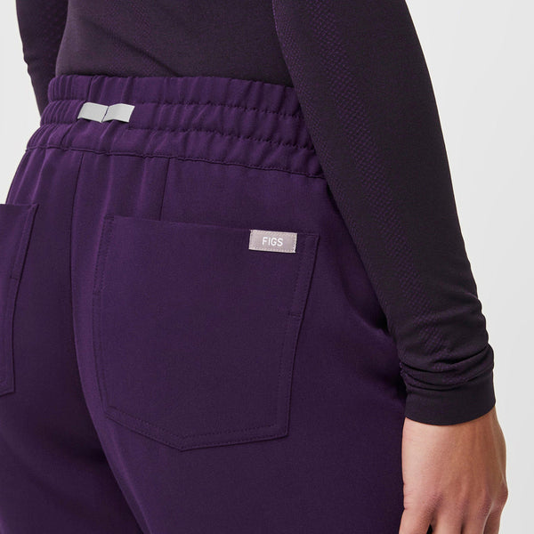 women's Purple Jam Uman Relaxed - Petite Jogger Scrub Pant