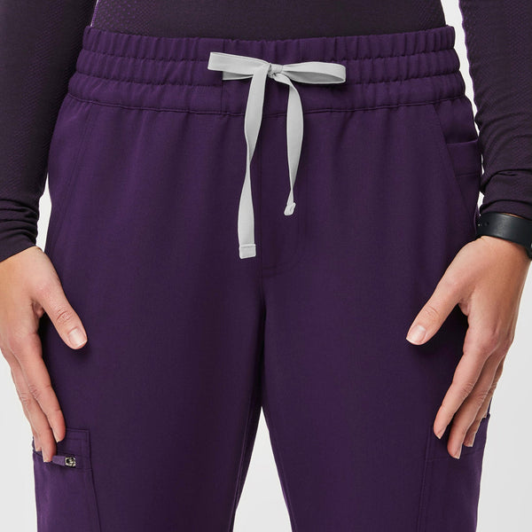 women's Purple Jam Uman Relaxed - Petite Jogger Scrub Pant