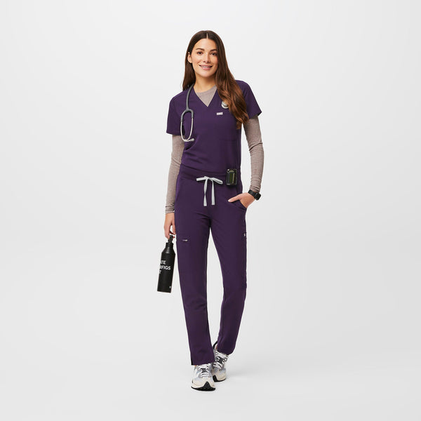 women's Purple Jam Yola High-Rise Slim - Tall  Scrub Pant