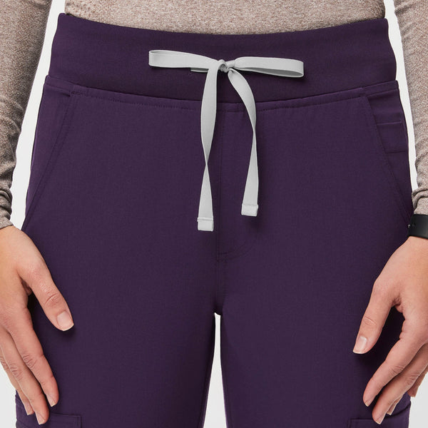women's Purple Jam Yola High-Rise Slim - Petite  Scrub Pant