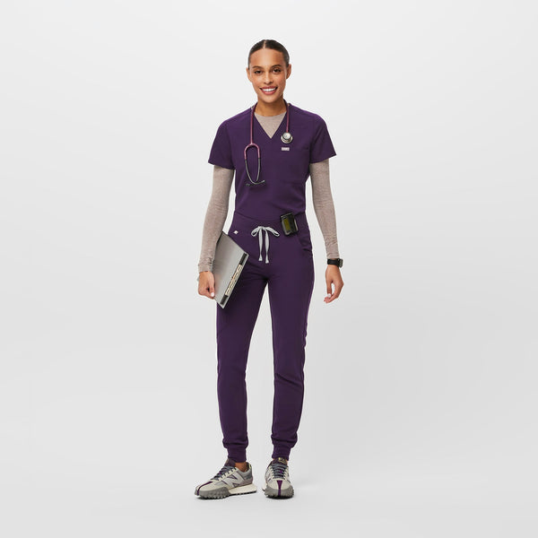 women's Purple Jam Zamora™ - Petite Jogger Scrub Pant