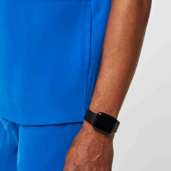 Men's Royal Blue Chisec™ -  Scrub Top (3XL - 6XL)