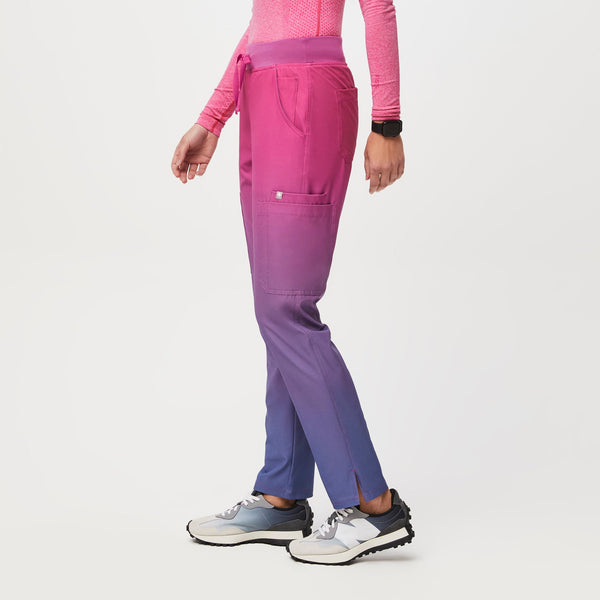 women's SunsetYola High-Rise Slim FREEx™ Lined- Petite  Scrub Pant