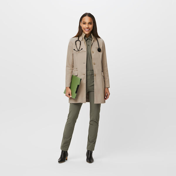 Women's Twill FIGSPRO™ High Collar Lab Coat
