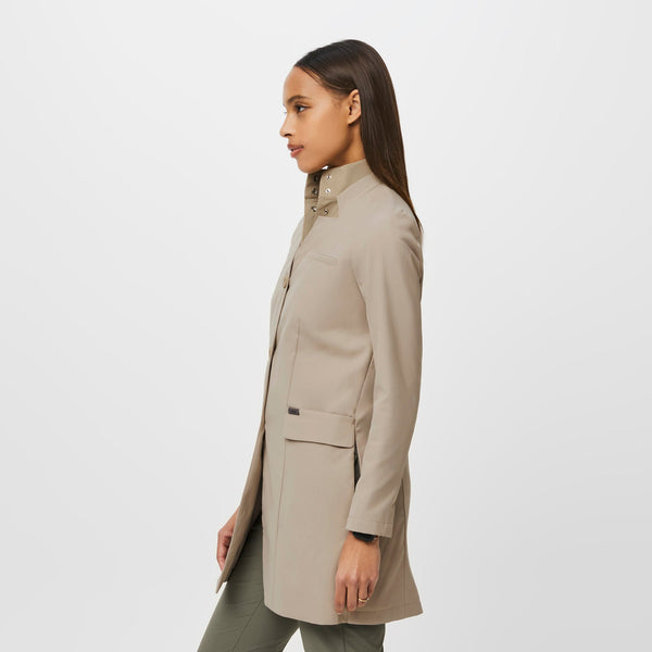 Women's Twill FIGSPRO™ High Collar Lab Coat