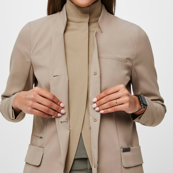 Women's Twill FIGSPRO™ High Collar Lab Coat