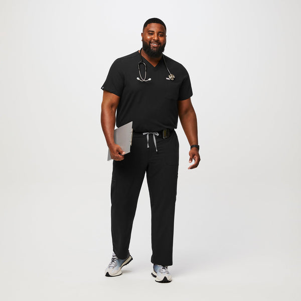 men's Black Cairo - Tall Straight-Leg Scrub Pant™ (3XL - 6XL)
