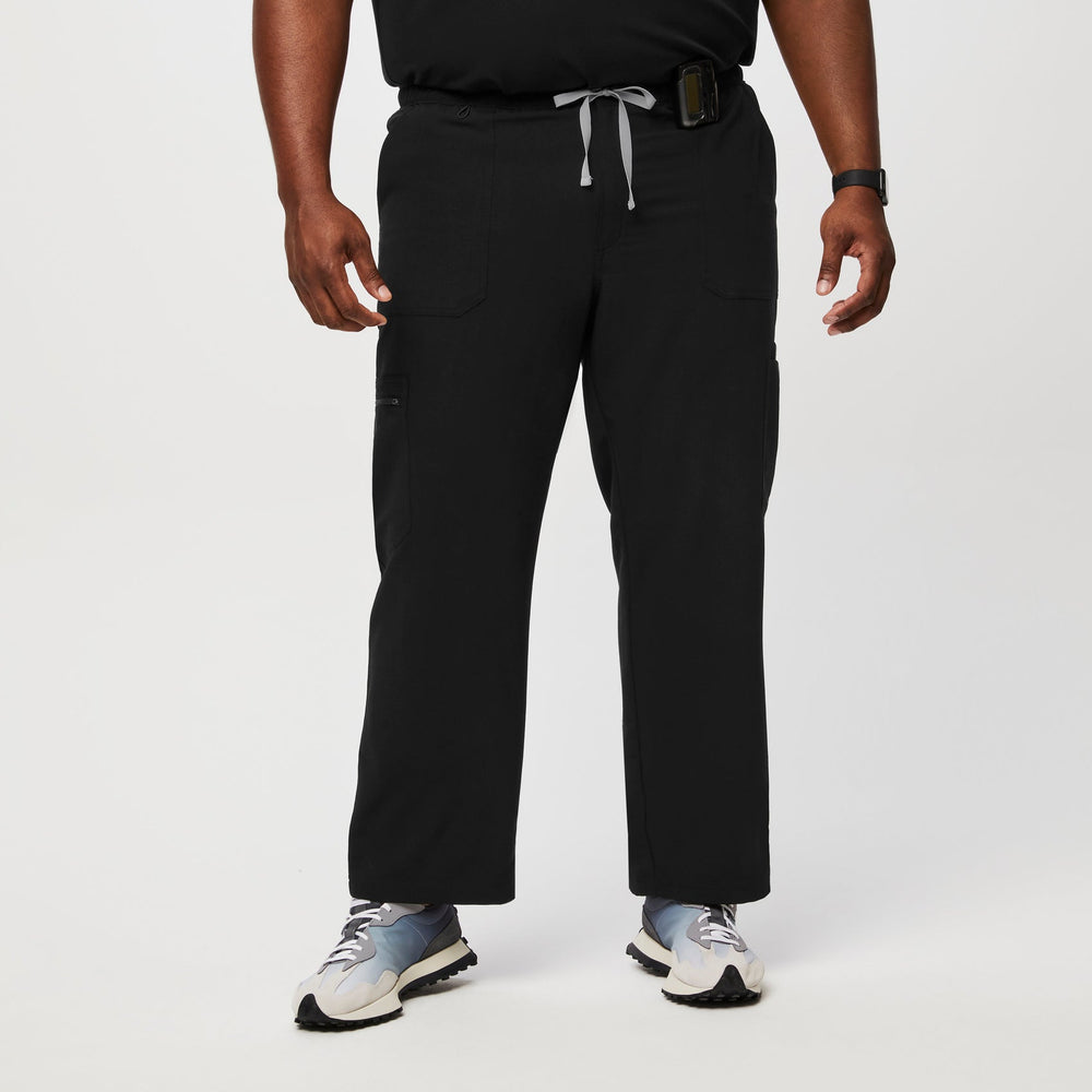 men's Black Cairo - Short Straight-Leg Scrub Pant™ (3XL - 6XL)