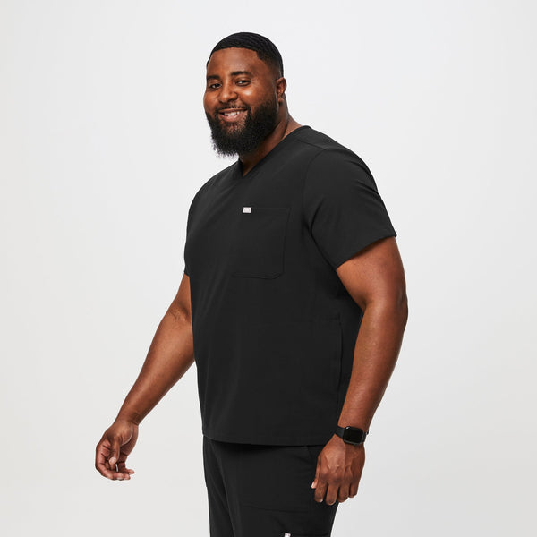 Men's Black Chisec™ -  Scrub Top (3XL - 6XL)