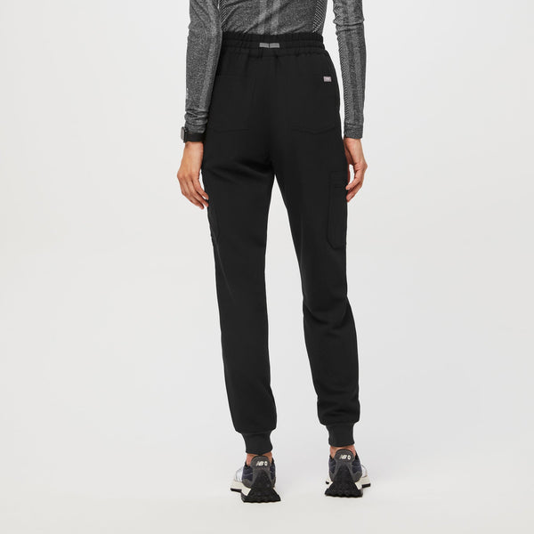 women's Black Uman High-Rise - Tall Jogger Scrub Pant