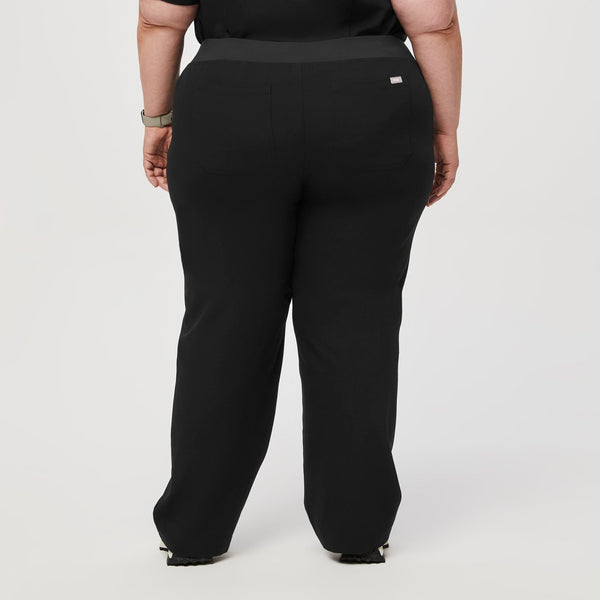 women's Black Livingston - Petite Straight-Leg Scrub Pant™ (3XL - 6XL)