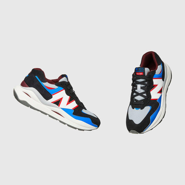 unisex Black/Royal Blue FIGS | New Balance 5740
