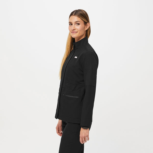 Women's Black Page - Scrub Jacket