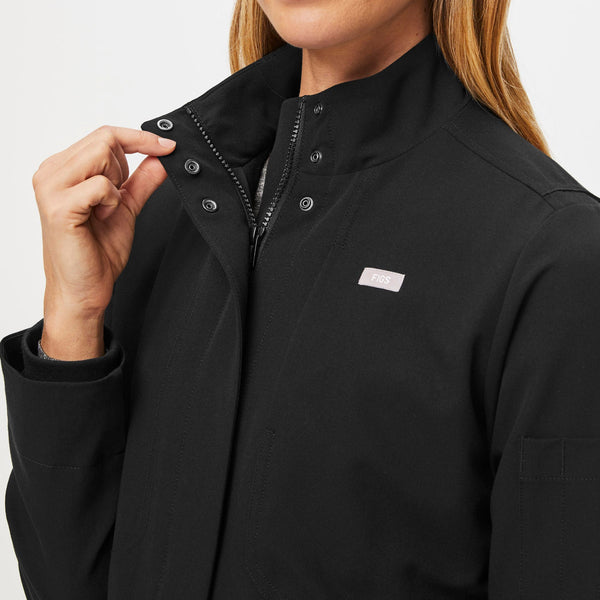 Women's Black Page - Scrub Jacket
