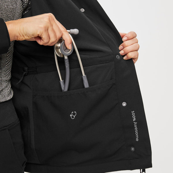 Women's Black Page - Scrub Jacket