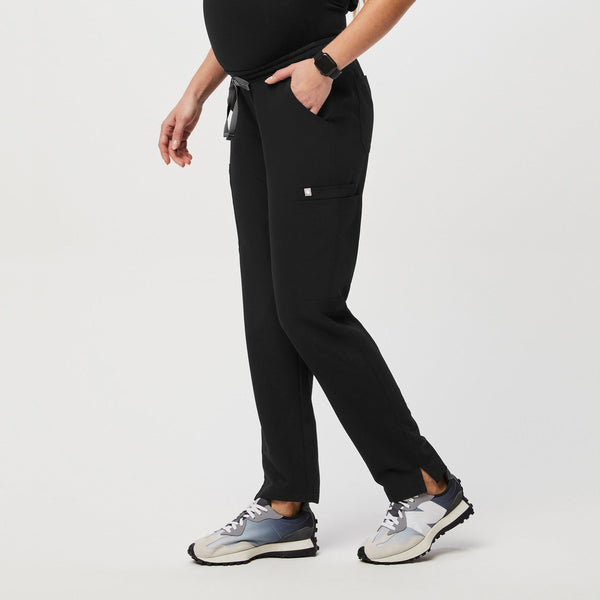 Women's Black Yola™ Maternity -  Scrub Pant