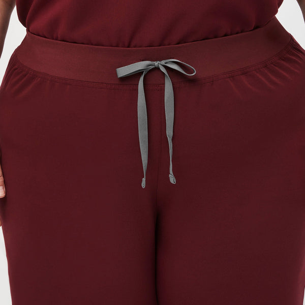 women's Burgundy Livingston - Tall Straight-Leg Scrub Pant™ (3XL - 6XL)