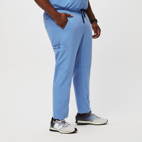 men's Ceil Blue Axim™ - Short Straight-Leg Scrub Pant (3XL - 6XL)