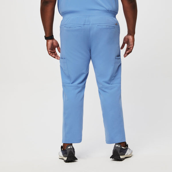 men's Ceil Blue Axim™ - Short Straight-Leg Scrub Pant (3XL - 6XL)