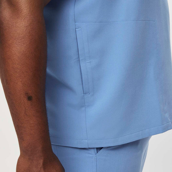 Men's Ceil Blue Chisec™ -  Scrub Top (3XL - 6XL)