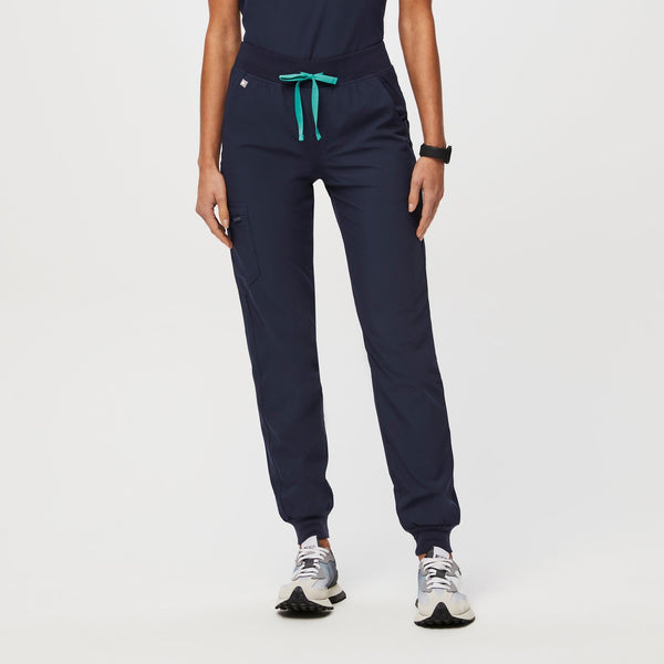 women's Navy FREEx™ Lined Zamora™ - Tall Jogger Scrub Pant