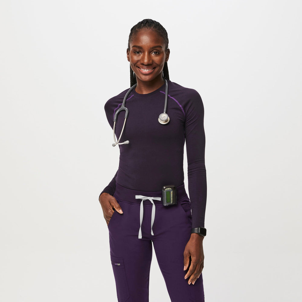 women's Purple Jam Salta Seamless - Long-Sleeve Underscrub