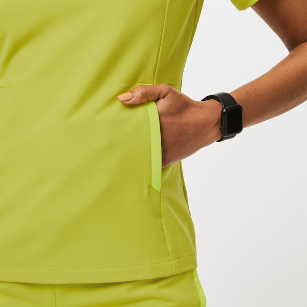 women's Limeade Slim Odesa - Scrub Top